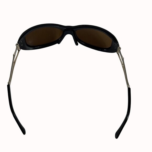 Maui Jim Womens Alana Sunglasses Polarized Brown Lenses Gold Tone Temple Arms - Picture 7 of 12